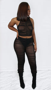 Mesh 2 Piece Set (Black)