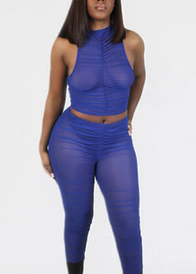 Mesh 2 Piece Set (Royal Blue)