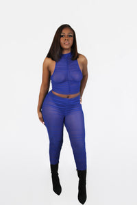 Mesh 2 Piece Set (Royal Blue)